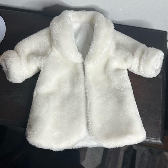 Vintage 1996 Fibrecraft Materials American Girl Doll Size 18” Faux Fur Coat - Picture 12 of 16